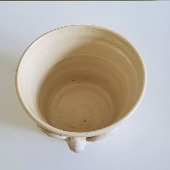 Two Faced Studio Art Bowl, Signed - Picture 15 of 16